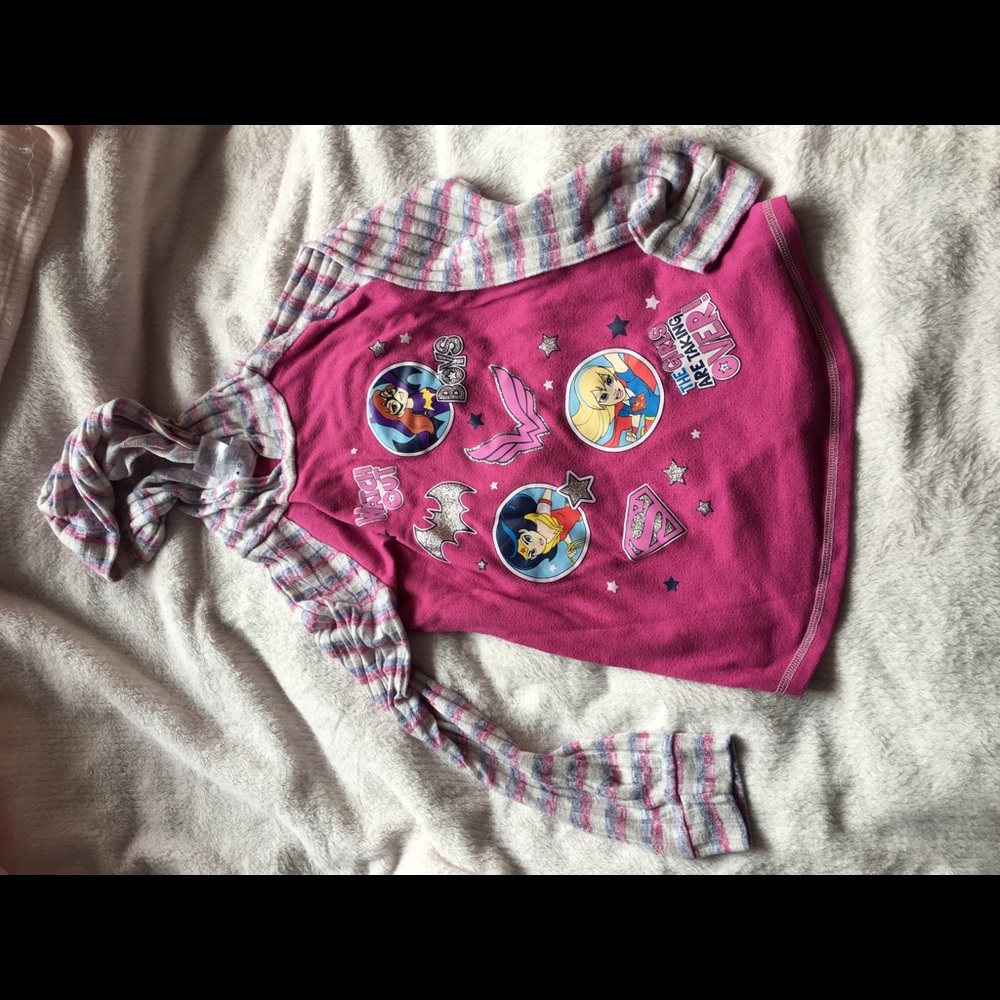 Girls DC superhero girls sweater